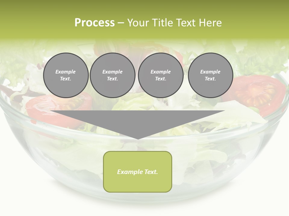 Tasty Fresh Plate PowerPoint Template