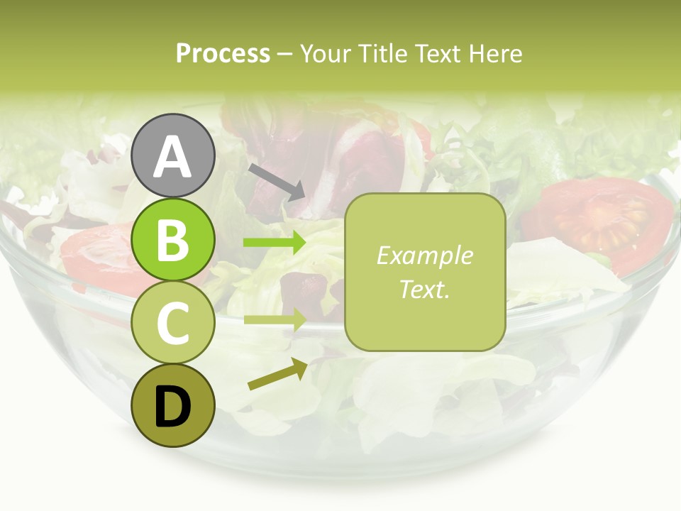 Tasty Fresh Plate PowerPoint Template