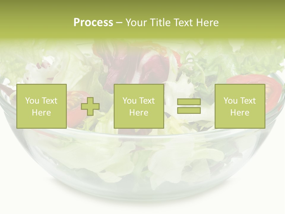 Tasty Fresh Plate PowerPoint Template