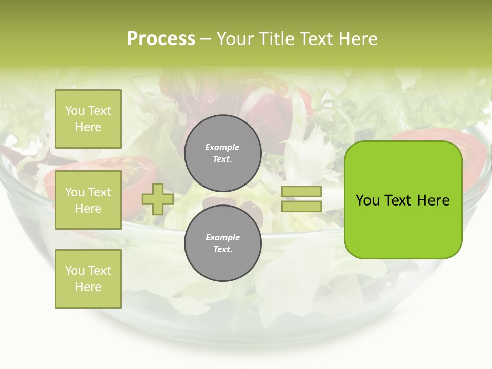 Tasty Fresh Plate PowerPoint Template