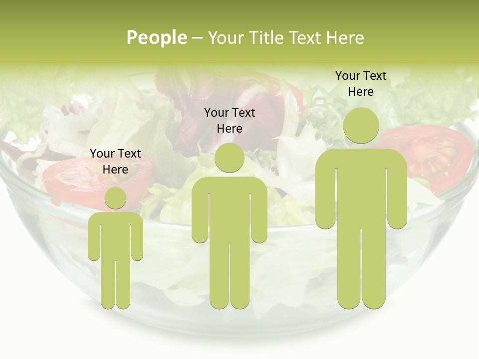 Tasty Fresh Plate PowerPoint Template