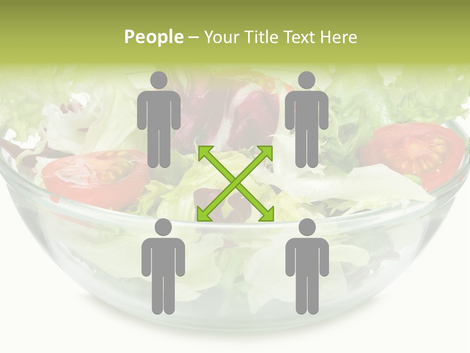 Tasty Fresh Plate PowerPoint Template