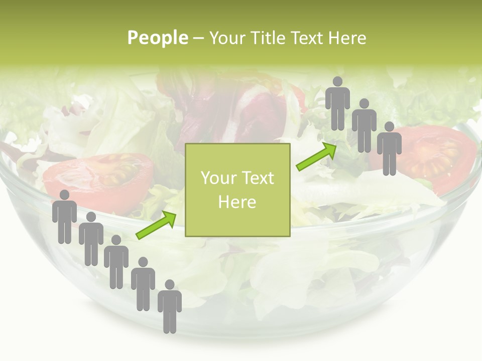 Tasty Fresh Plate PowerPoint Template