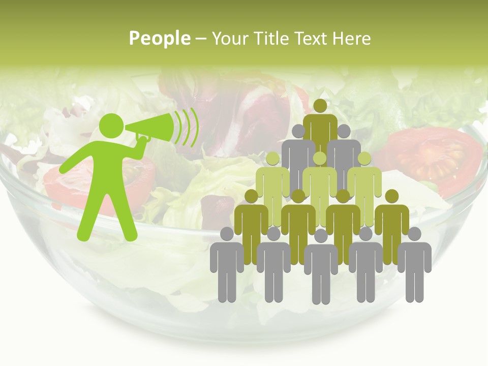 Tasty Fresh Plate PowerPoint Template