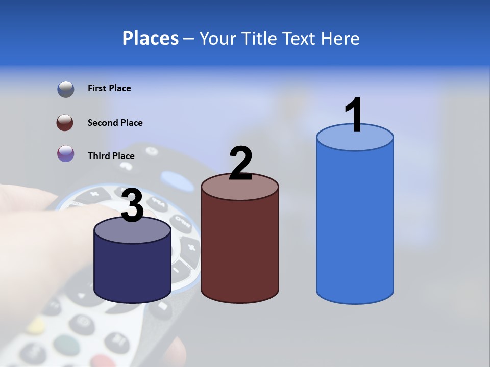 Technology Watching Push PowerPoint Template