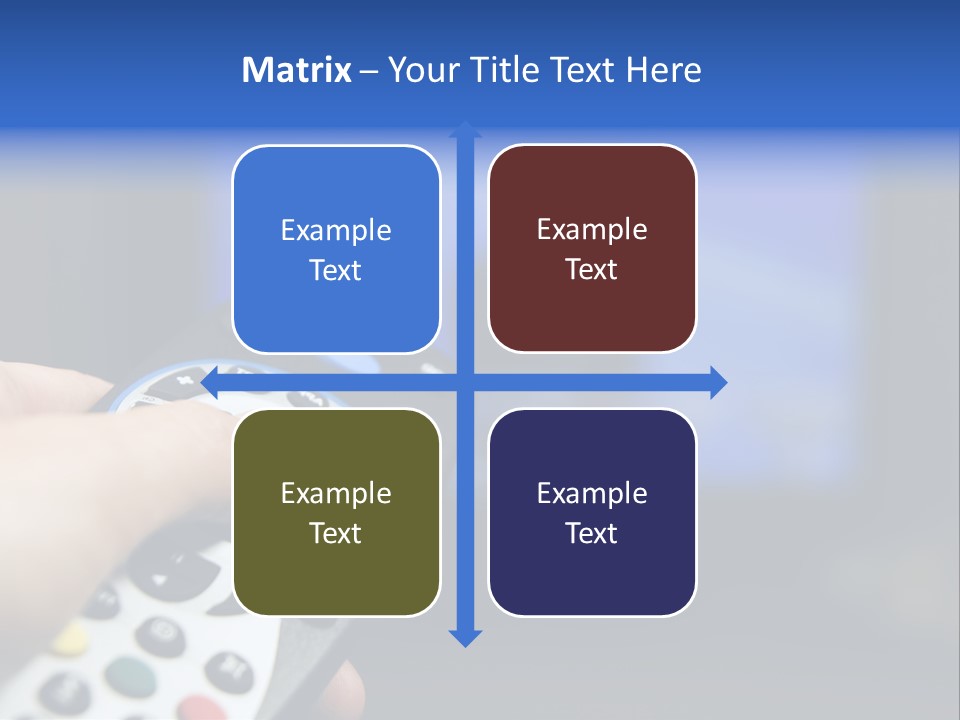 Technology Watching Push PowerPoint Template