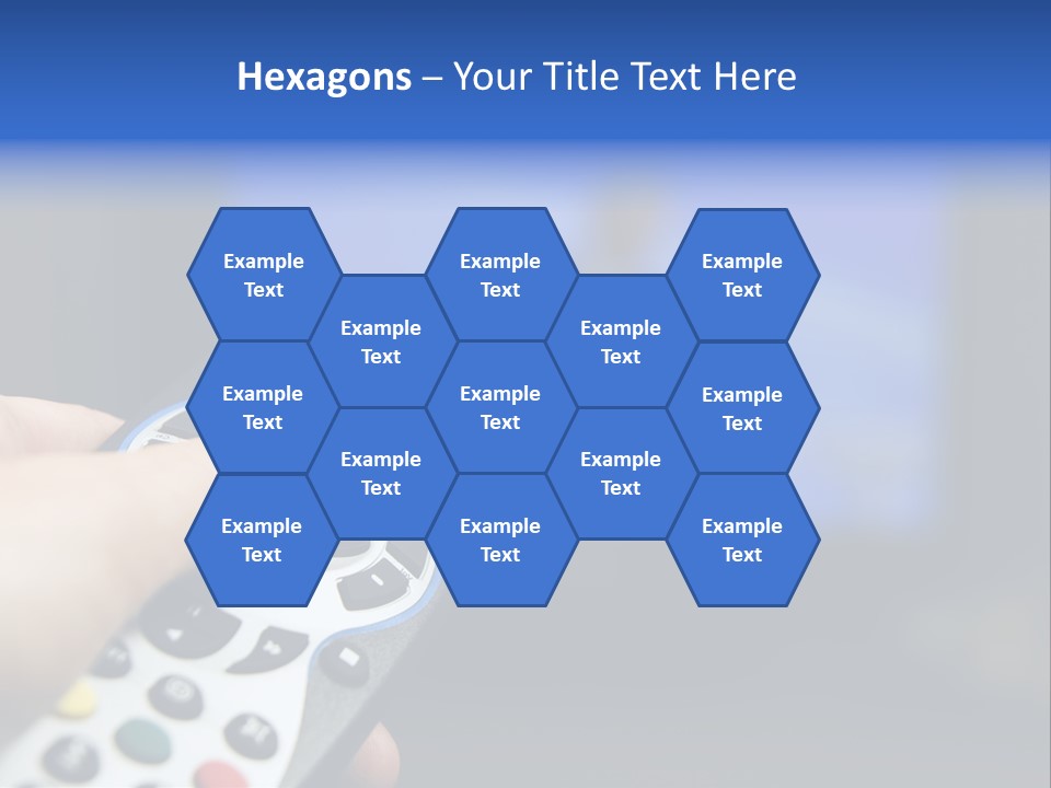 Technology Watching Push PowerPoint Template