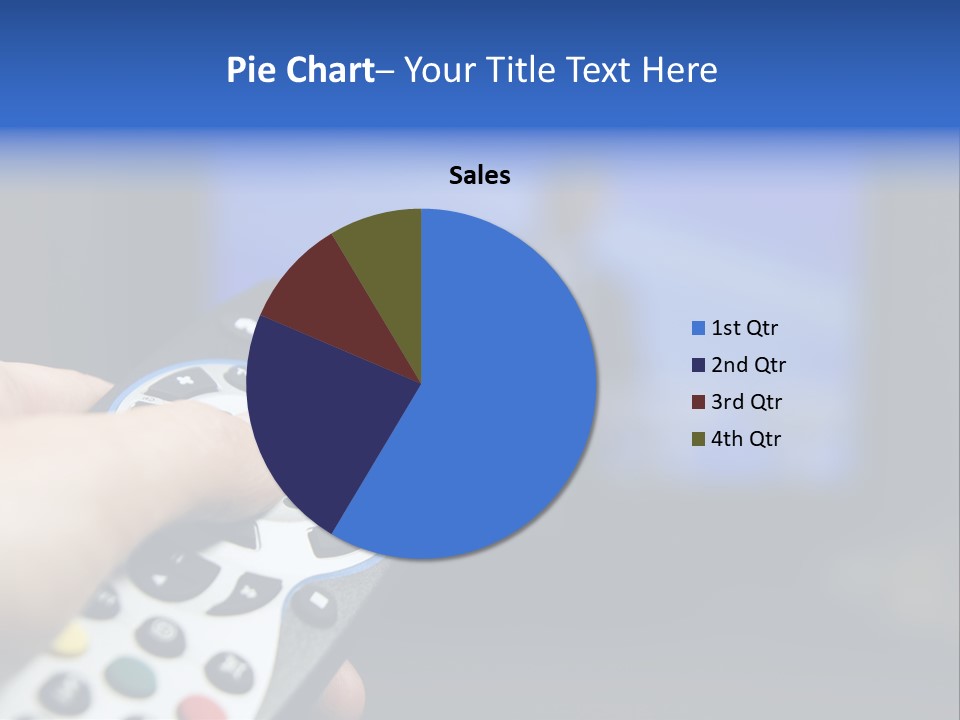 Technology Watching Push PowerPoint Template