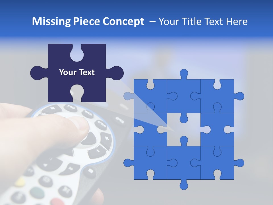 Technology Watching Push PowerPoint Template