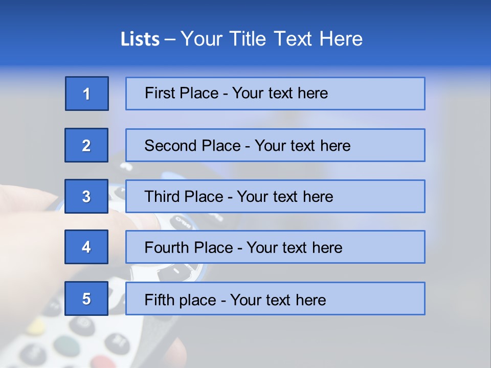 Technology Watching Push PowerPoint Template