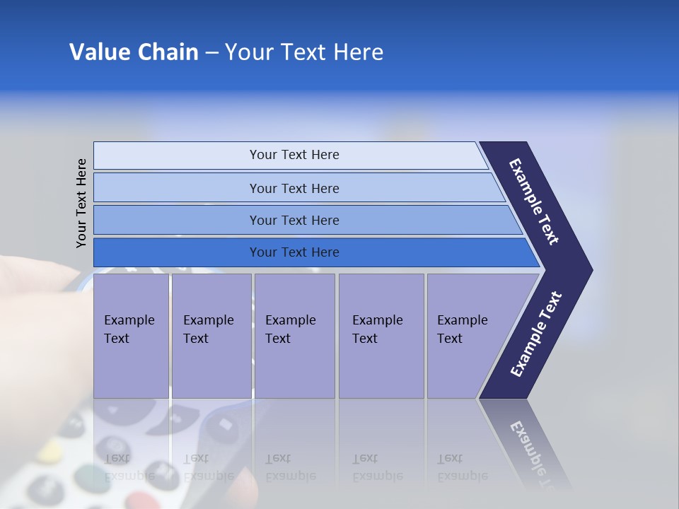 Technology Watching Push PowerPoint Template