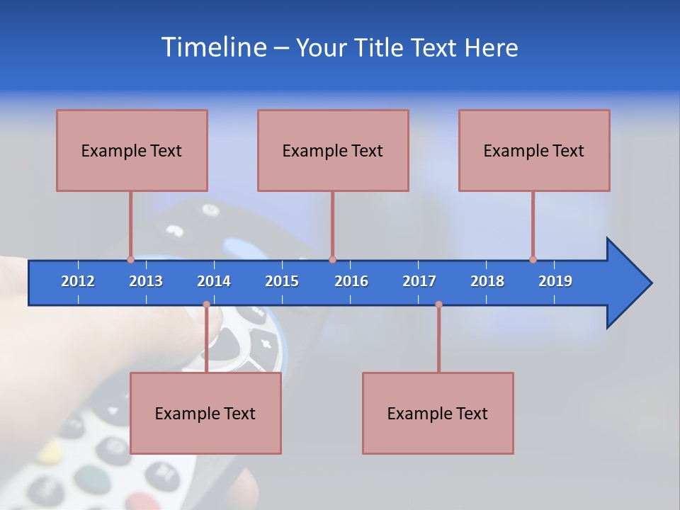 Technology Watching Push PowerPoint Template