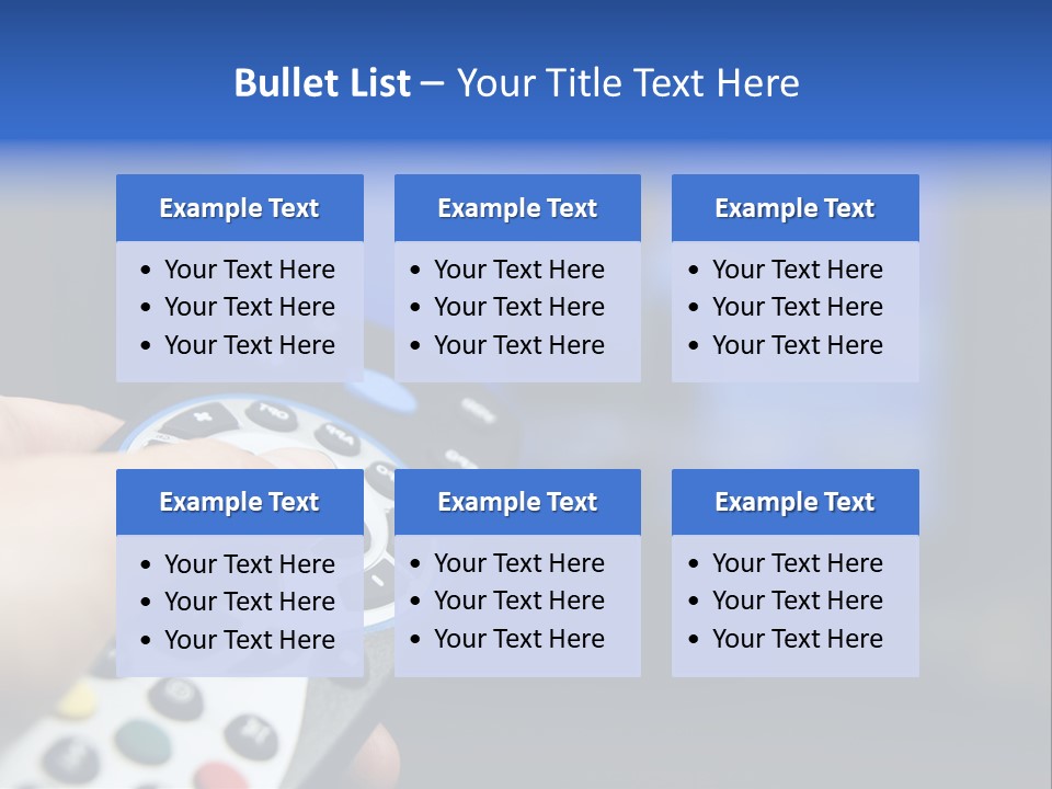 Technology Watching Push PowerPoint Template
