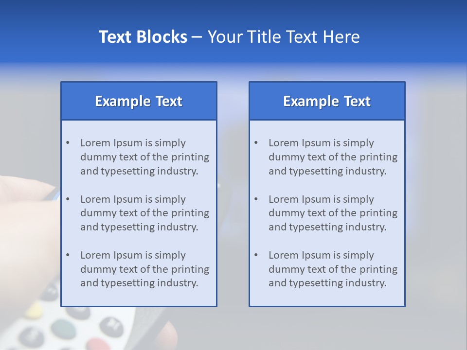 Technology Watching Push PowerPoint Template