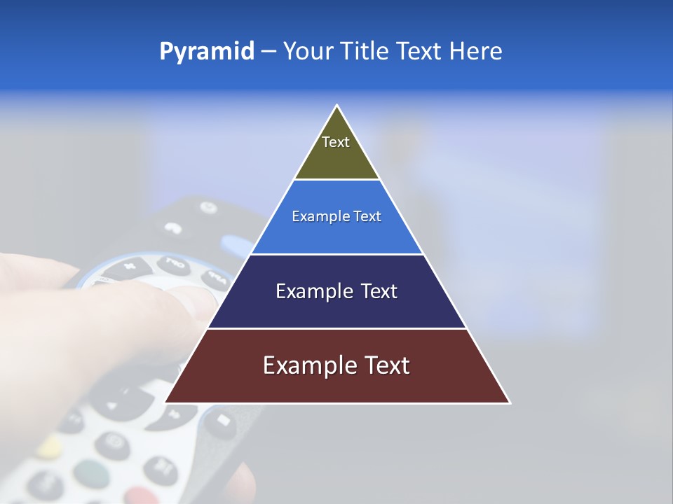 Technology Watching Push PowerPoint Template