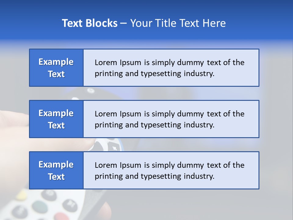 Technology Watching Push PowerPoint Template