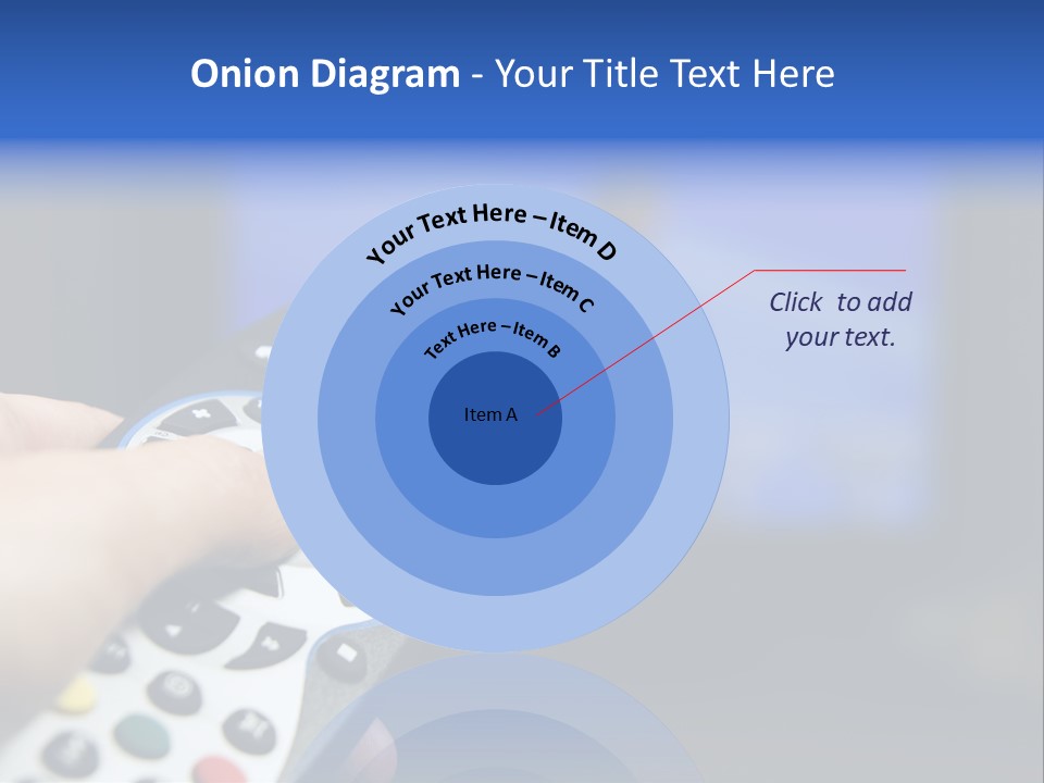 Technology Watching Push PowerPoint Template