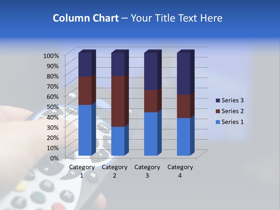 Technology Watching Push PowerPoint Template