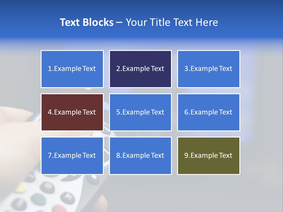 Technology Watching Push PowerPoint Template