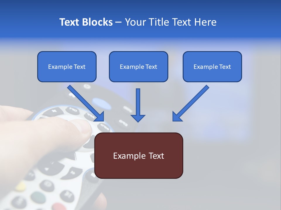 Technology Watching Push PowerPoint Template