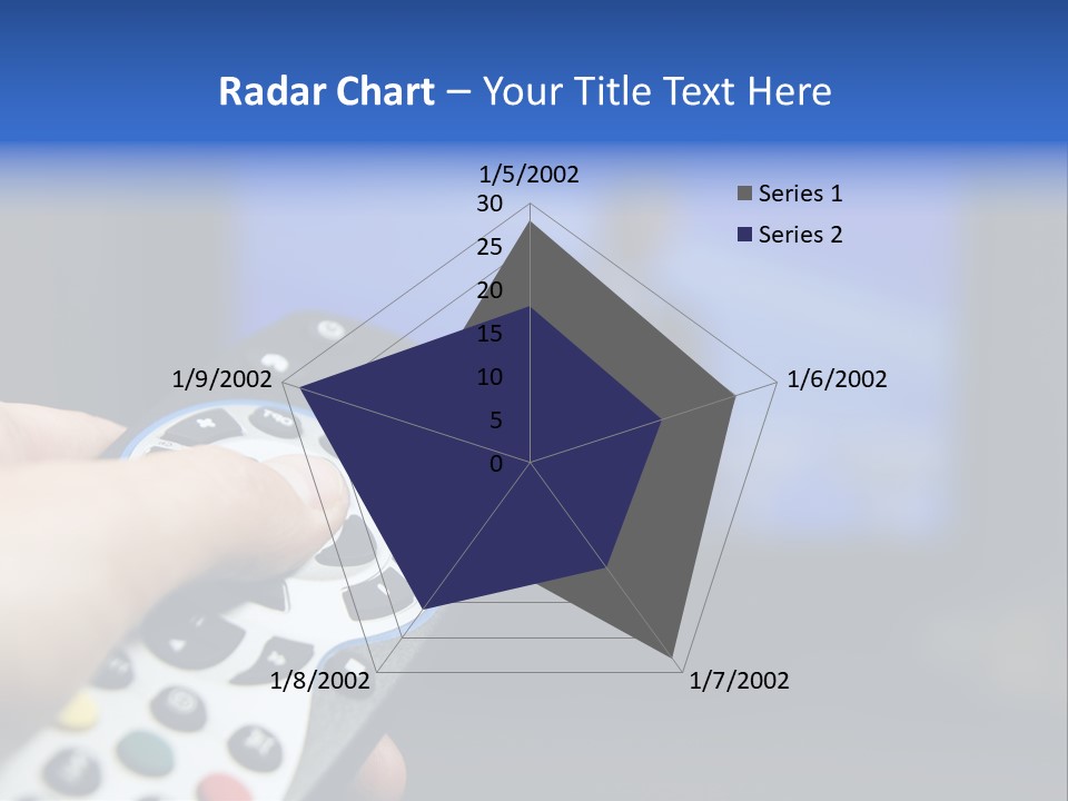 Technology Watching Push PowerPoint Template