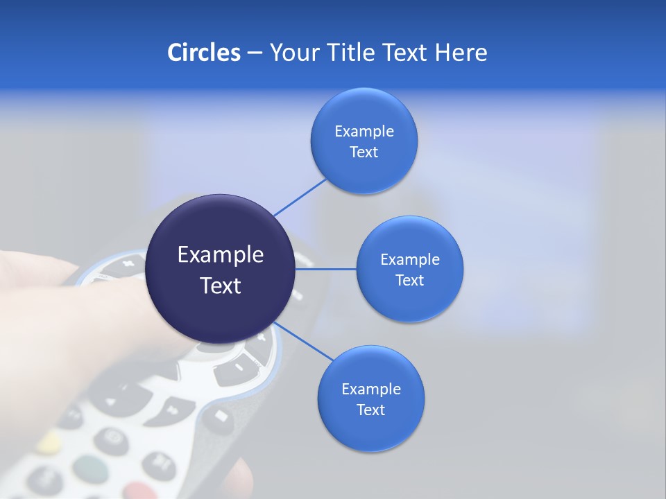 Technology Watching Push PowerPoint Template