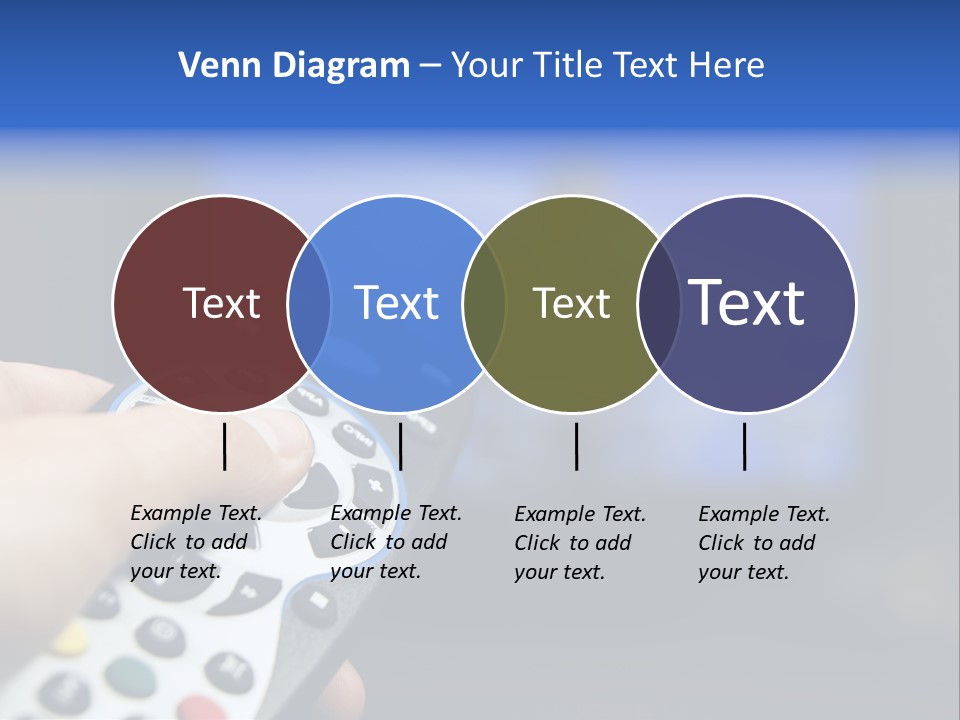 Technology Watching Push PowerPoint Template