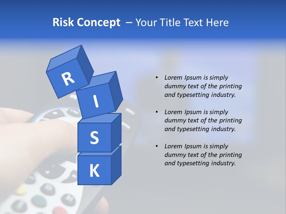 Technology Watching Push PowerPoint Template