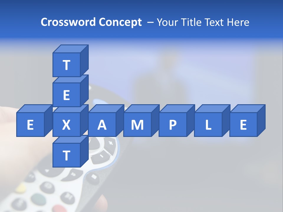 Technology Watching Push PowerPoint Template