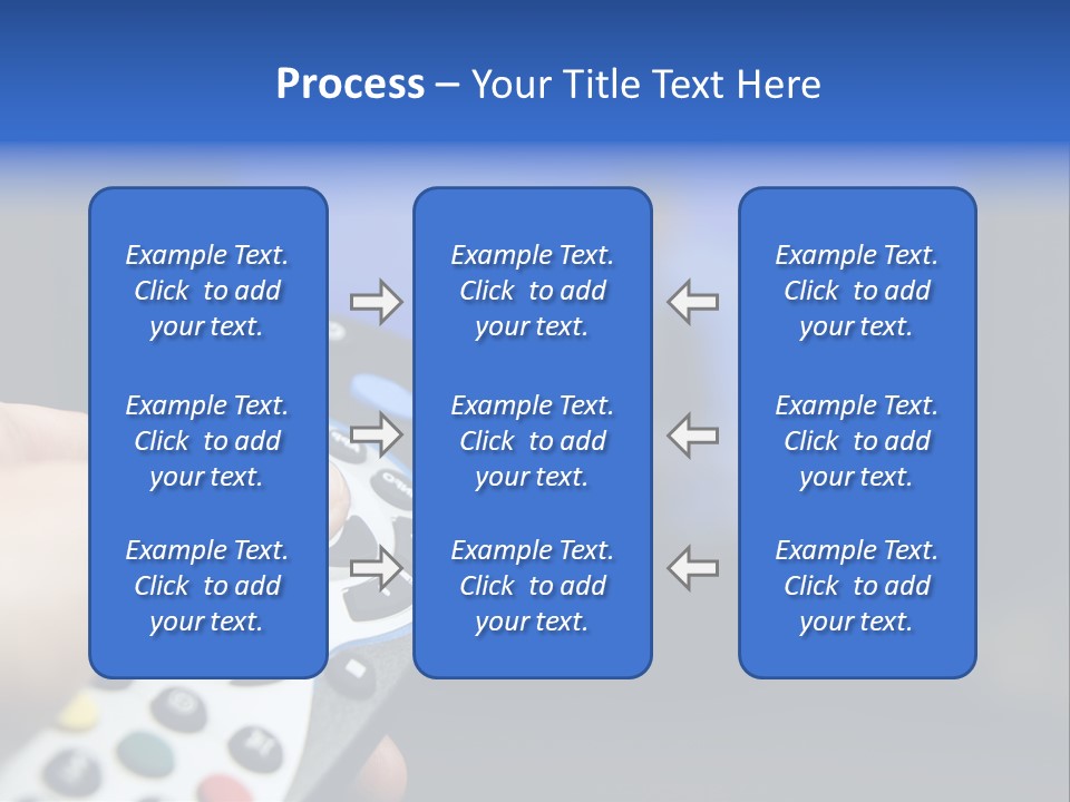 Technology Watching Push PowerPoint Template