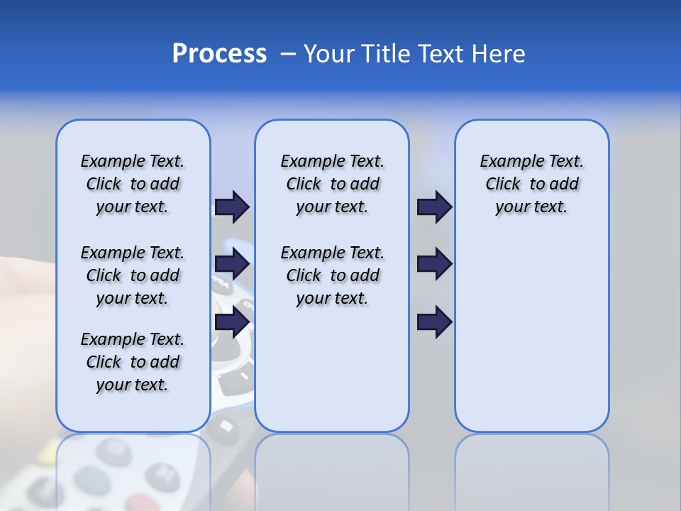 Technology Watching Push PowerPoint Template