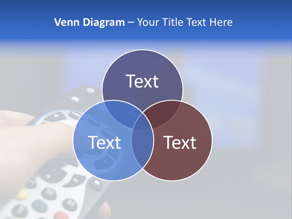 Technology Watching Push PowerPoint Template