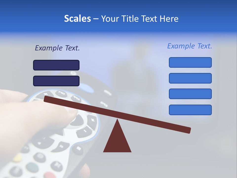 Technology Watching Push PowerPoint Template