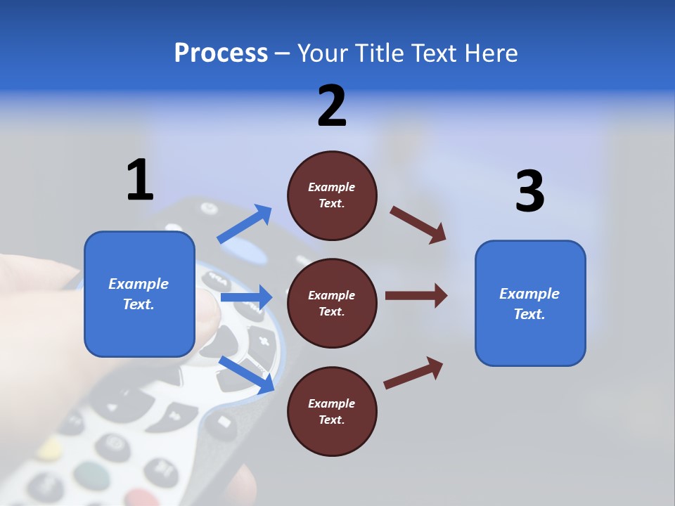 Technology Watching Push PowerPoint Template