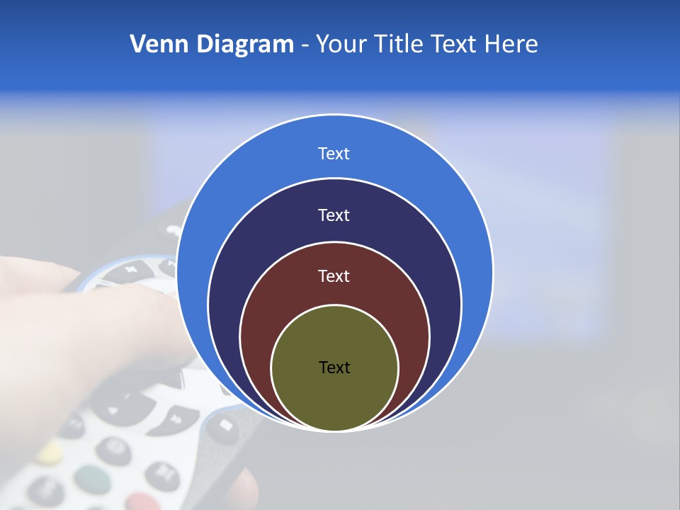 Technology Watching Push PowerPoint Template