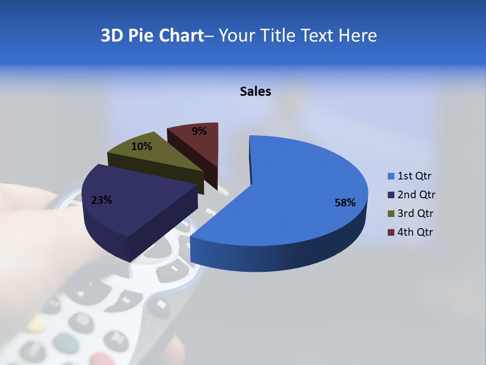 Technology Watching Push PowerPoint Template