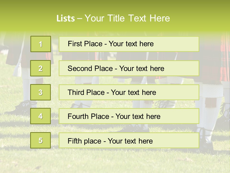 Skirt Garment Fashion PowerPoint Template