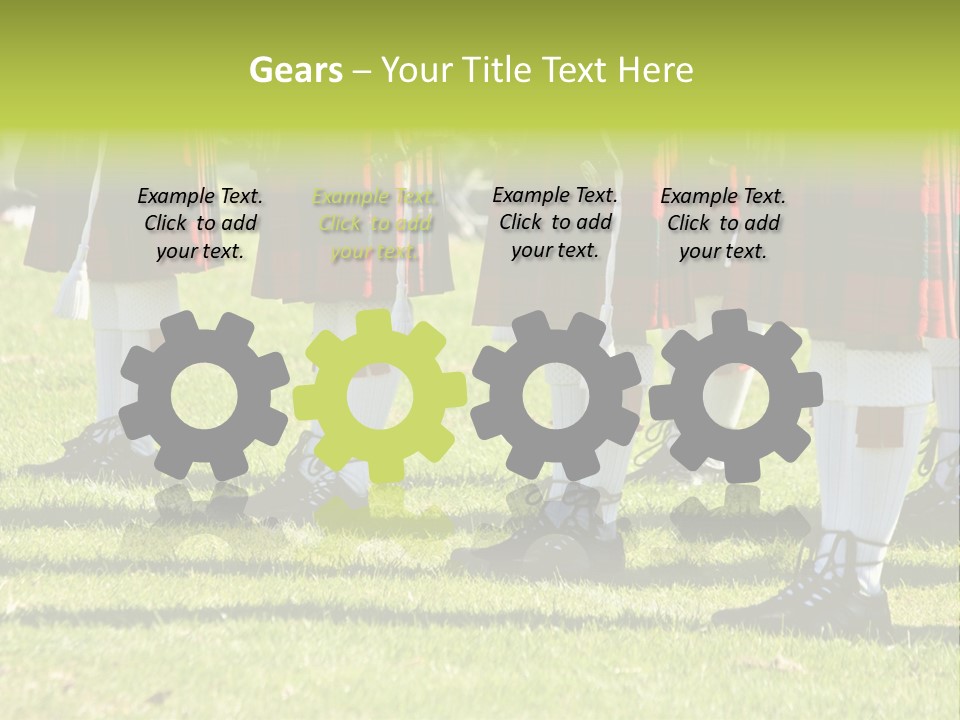 Skirt Garment Fashion PowerPoint Template