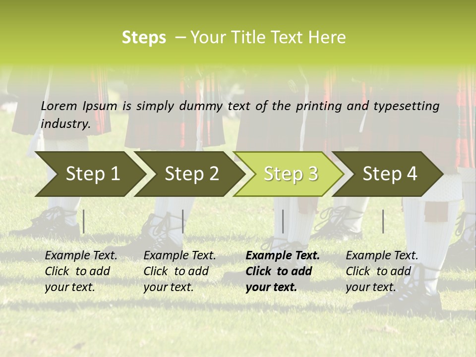 Skirt Garment Fashion PowerPoint Template