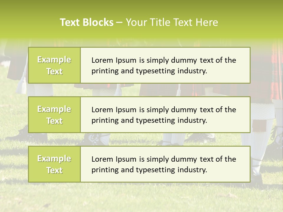 Skirt Garment Fashion PowerPoint Template