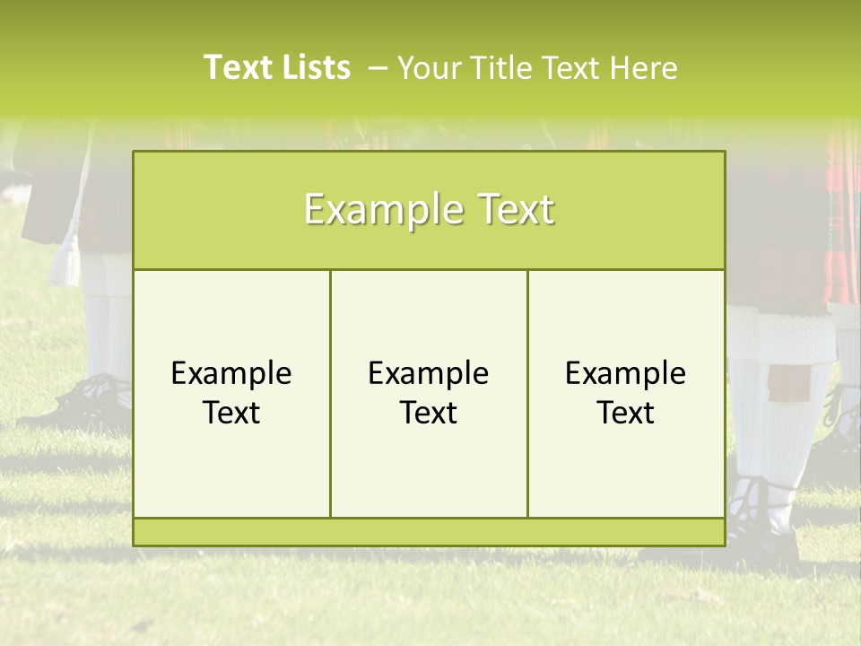 Skirt Garment Fashion PowerPoint Template