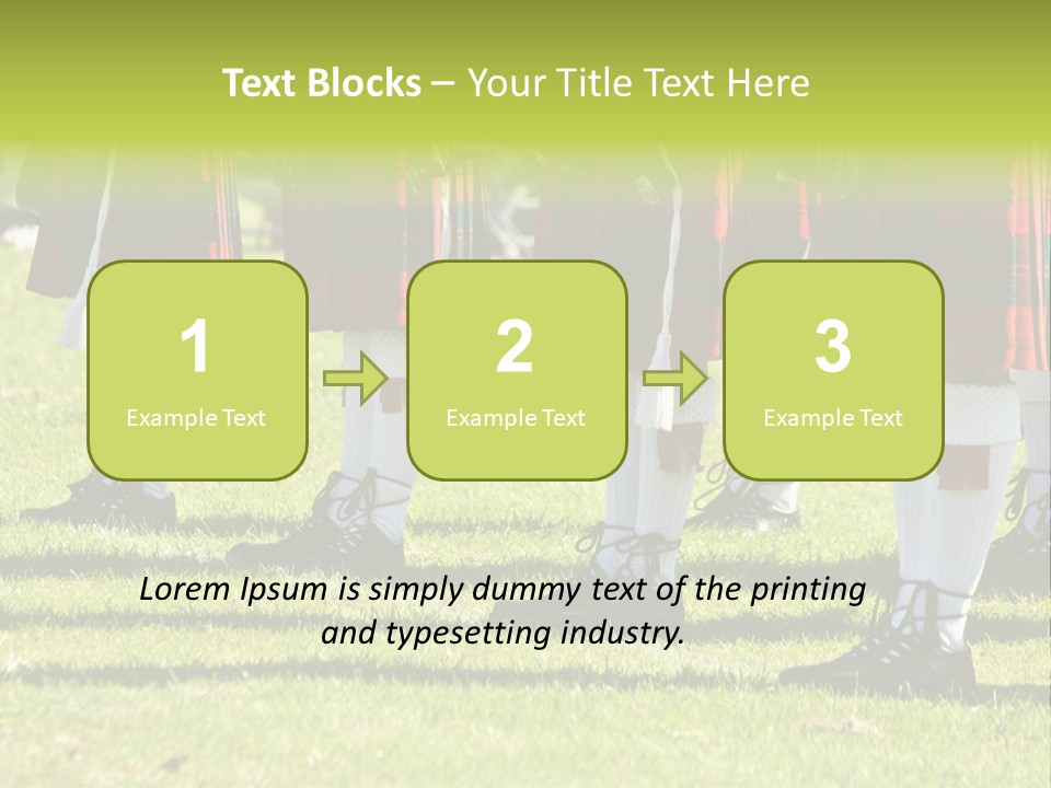 Skirt Garment Fashion PowerPoint Template