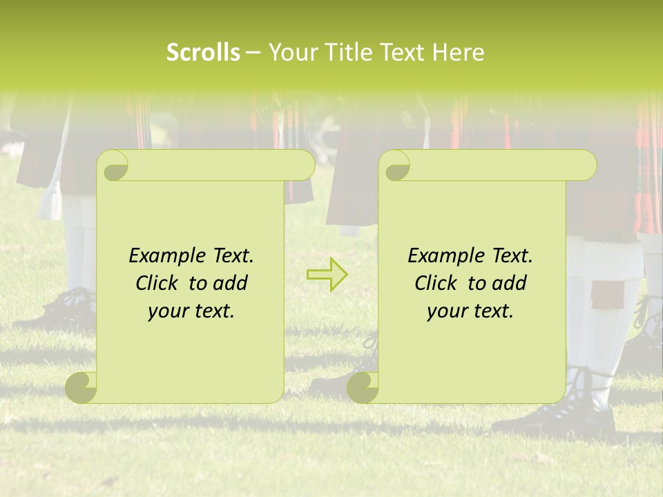 Skirt Garment Fashion PowerPoint Template