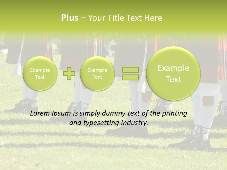 Skirt Garment Fashion PowerPoint Template