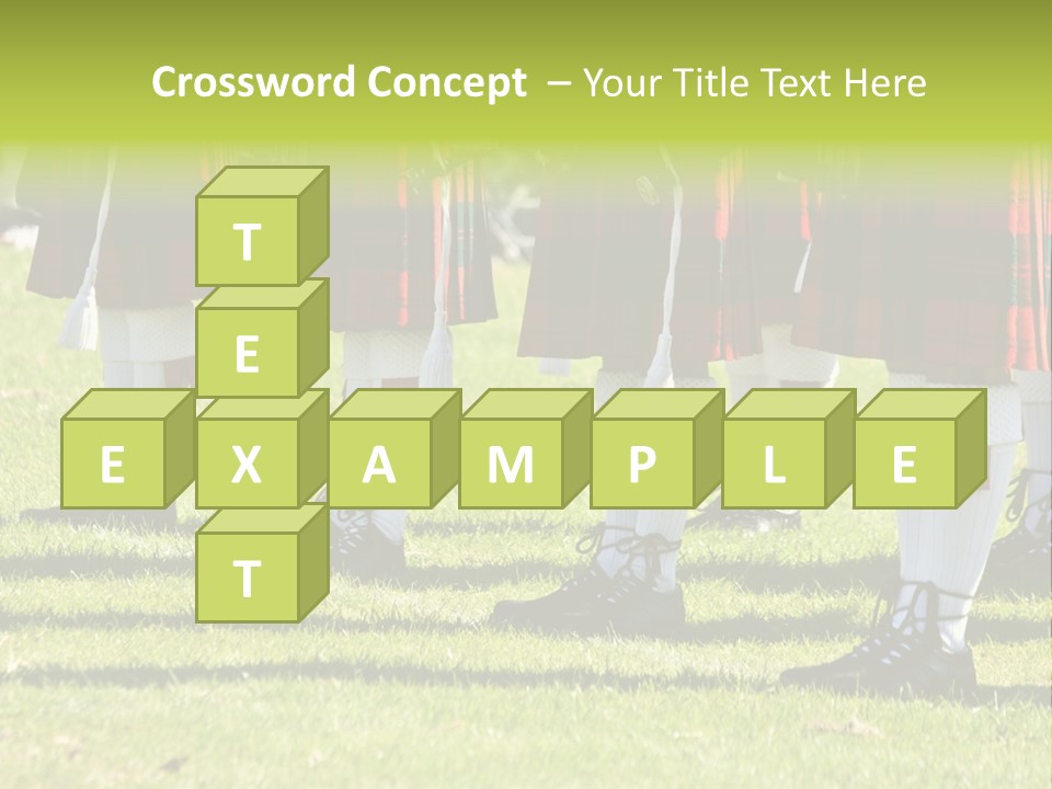 Skirt Garment Fashion PowerPoint Template