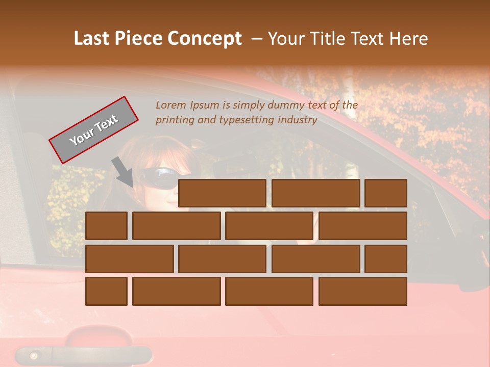 Hire Sunglass Outside PowerPoint Template