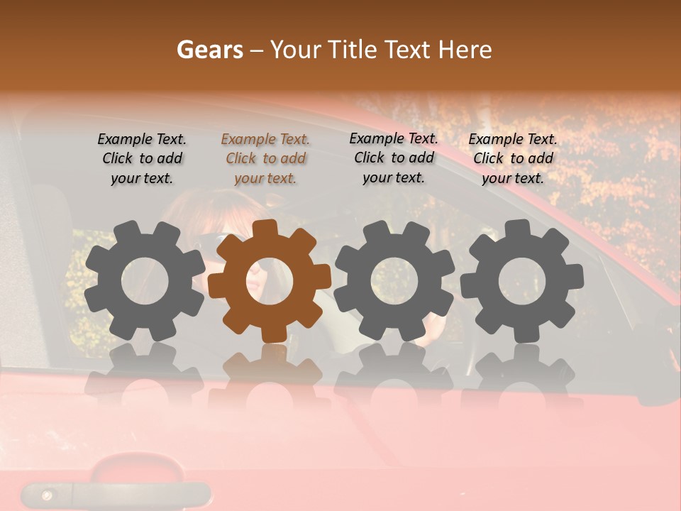 Hire Sunglass Outside PowerPoint Template