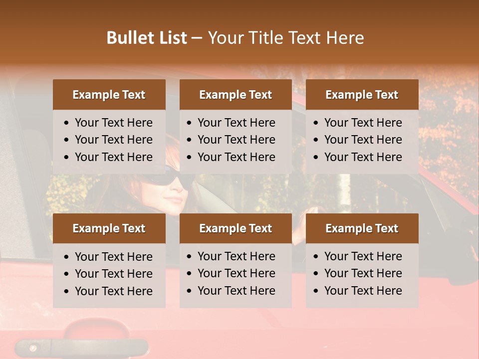 Hire Sunglass Outside PowerPoint Template
