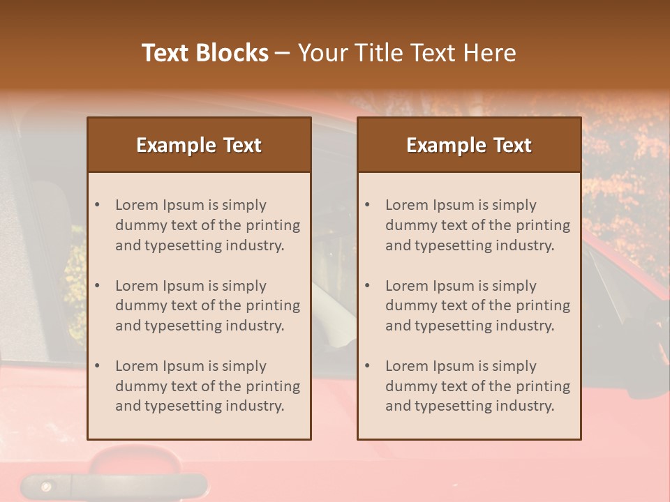 Hire Sunglass Outside PowerPoint Template