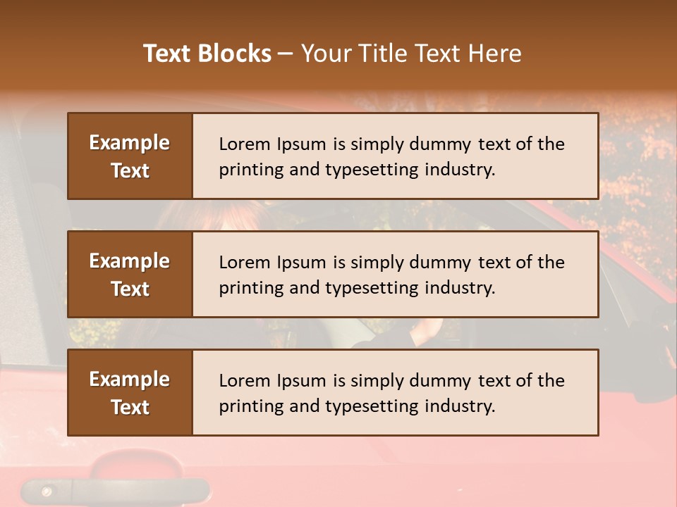 Hire Sunglass Outside PowerPoint Template
